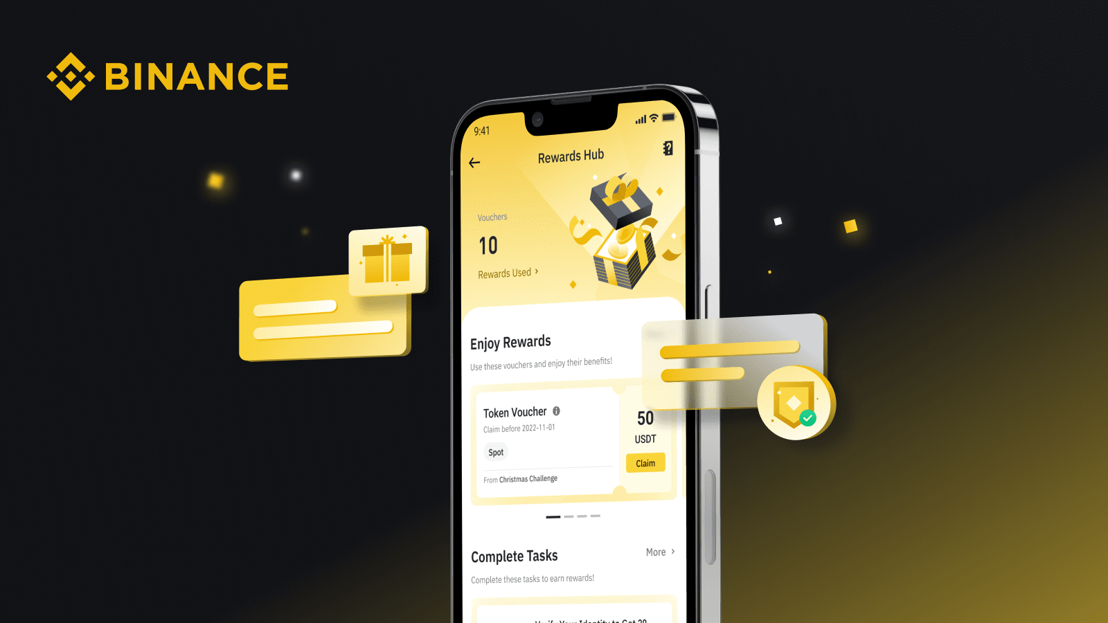 Claim up to 1100 USD rewards in Binance